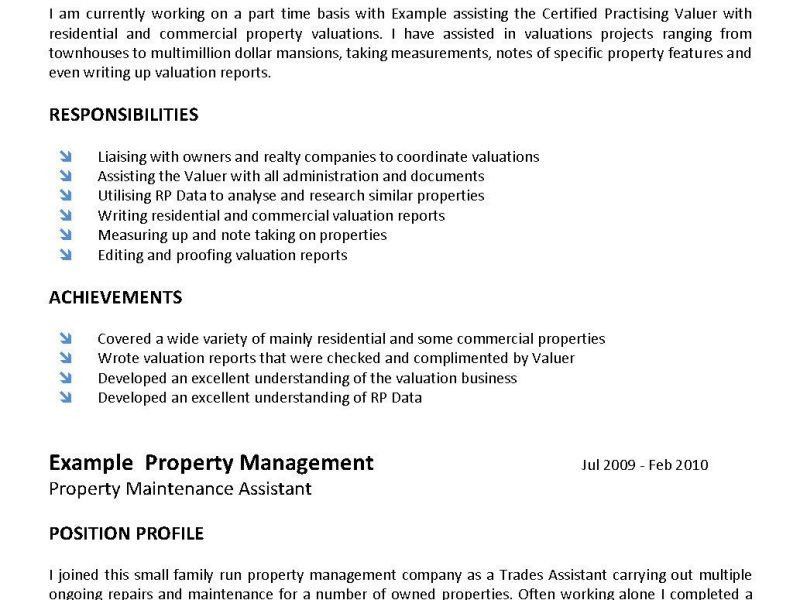 real estate assistant resume
