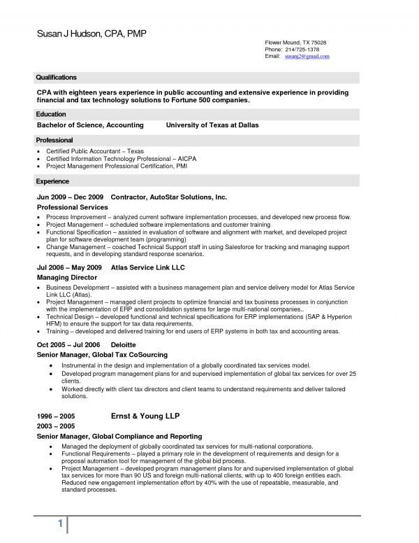 certified public accountant cover letter