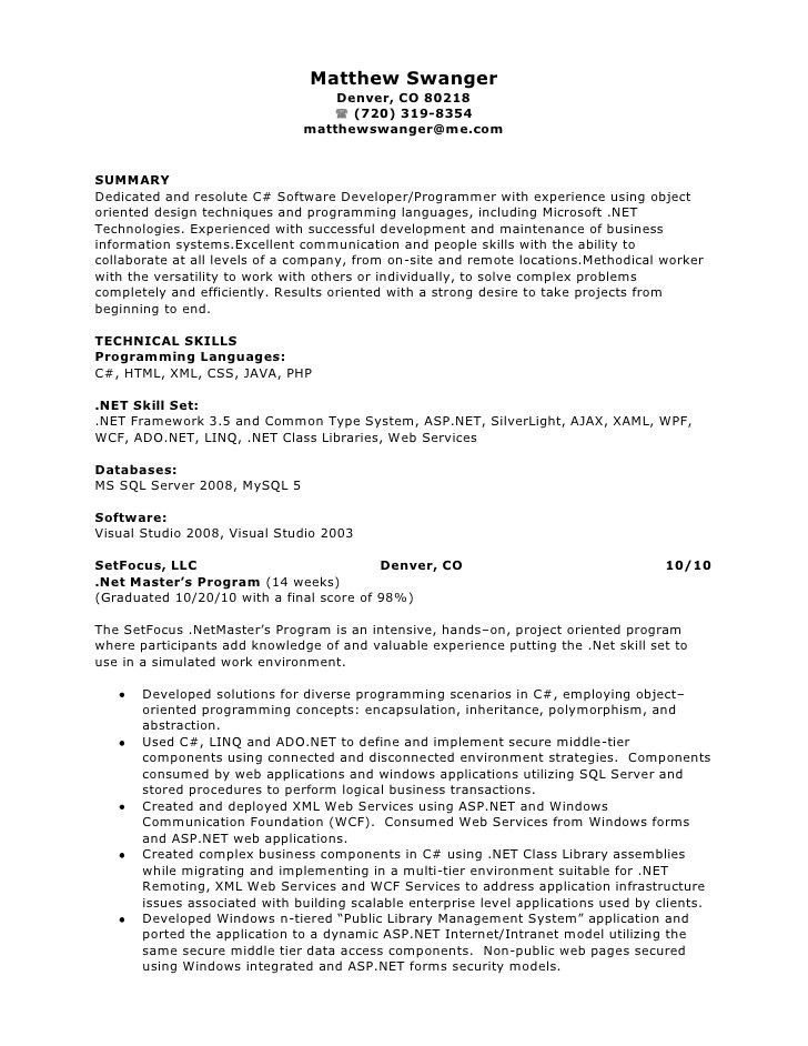 php programmer resumes