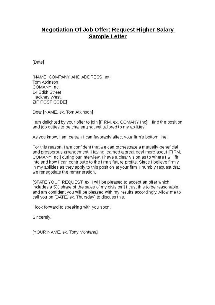 cover letter with salary requirements example