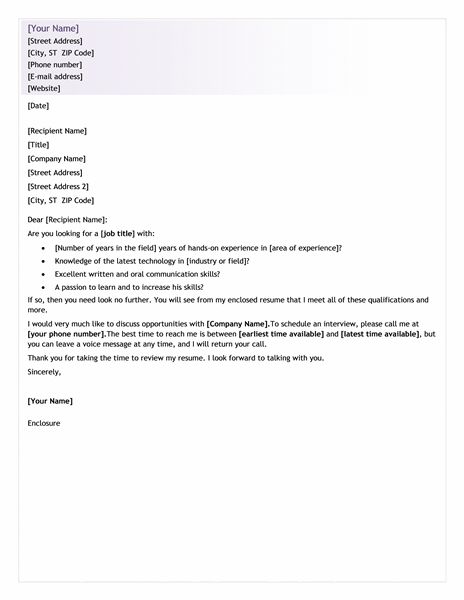 attention grabbing cover letter