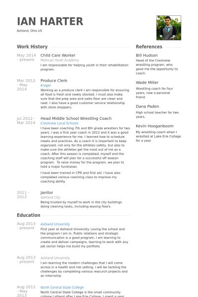sample resume for aged care worker position