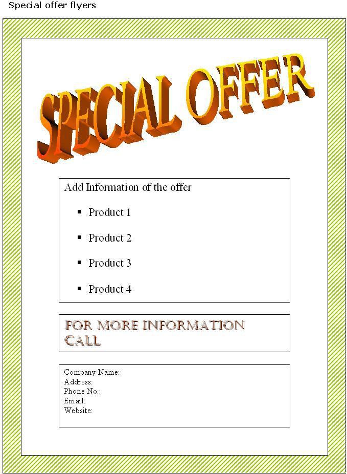 flyer examples for business