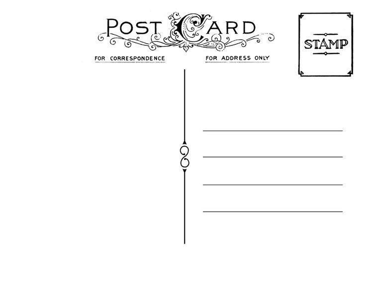 Free Postcard Templates Download - Unitedijawstates