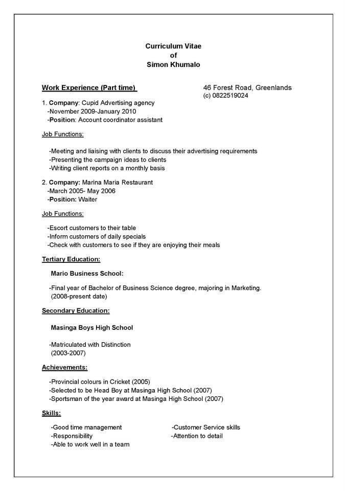tips for resume writing
