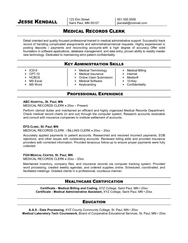 medical assembly resume