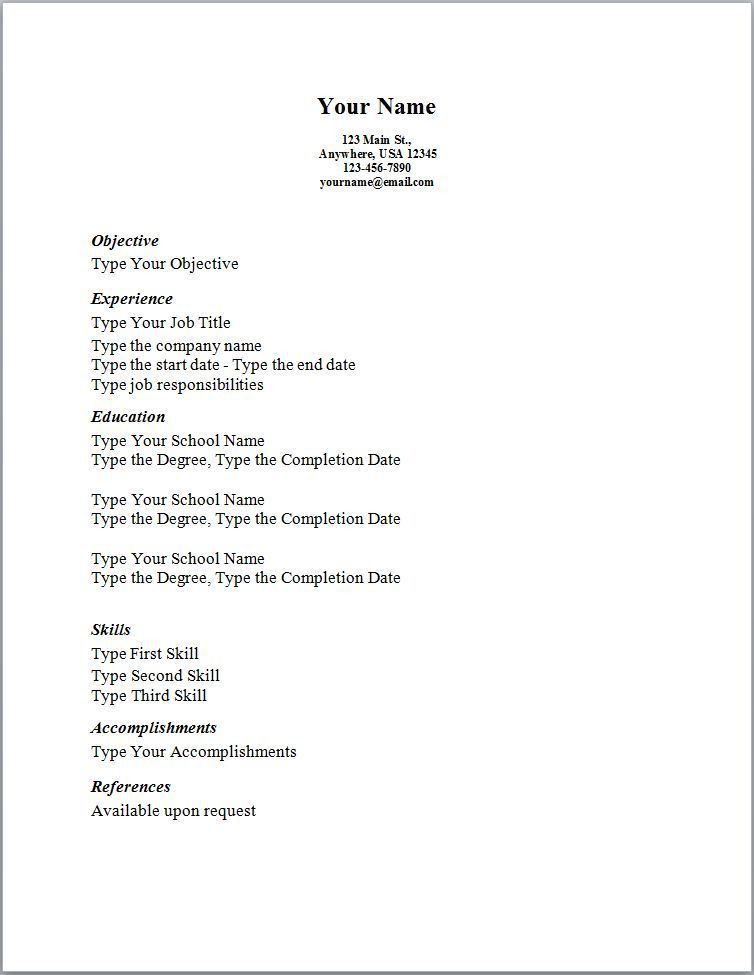 functional resume template for career change