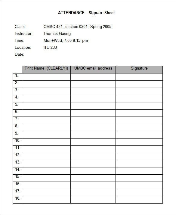 meeting sign in sheet pdf