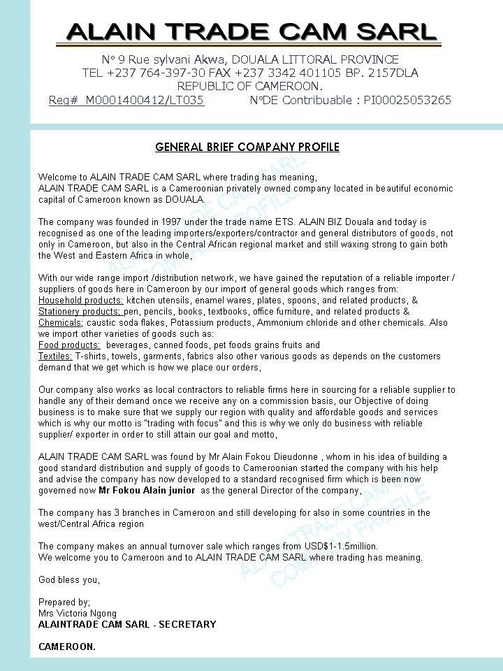 sample business reports