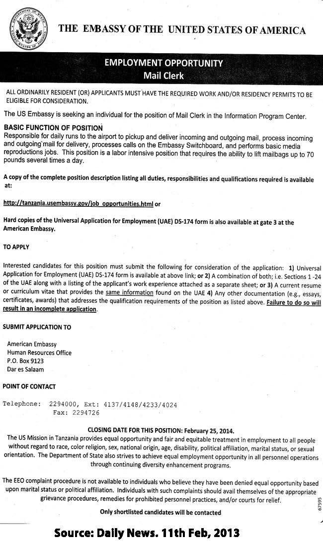 mail clerk cover letter