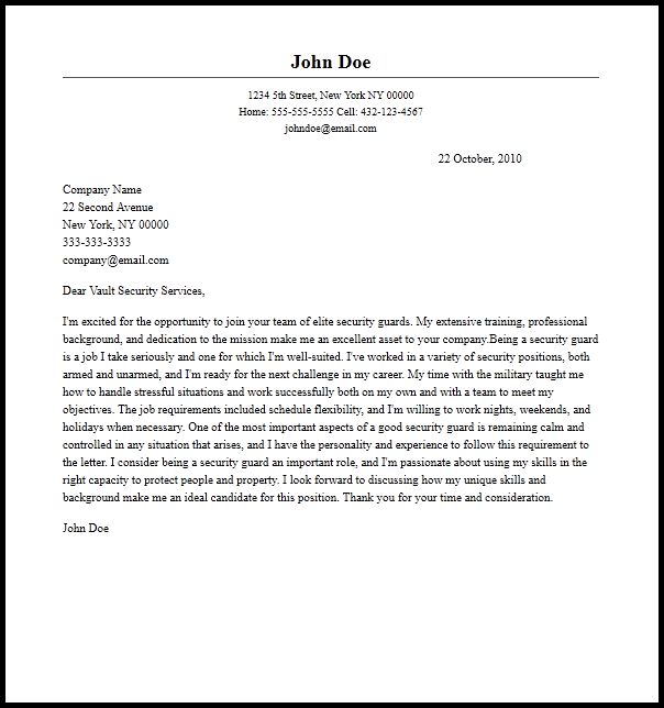 security guard cover letter examples - zrom.tk security guard cover letter examples - zrom.tk