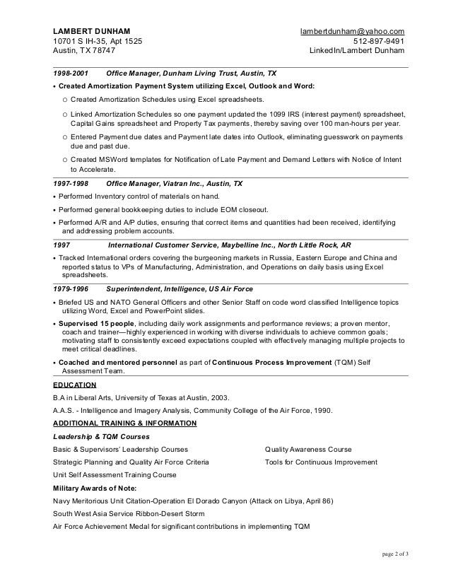 senior executive assistant resumes