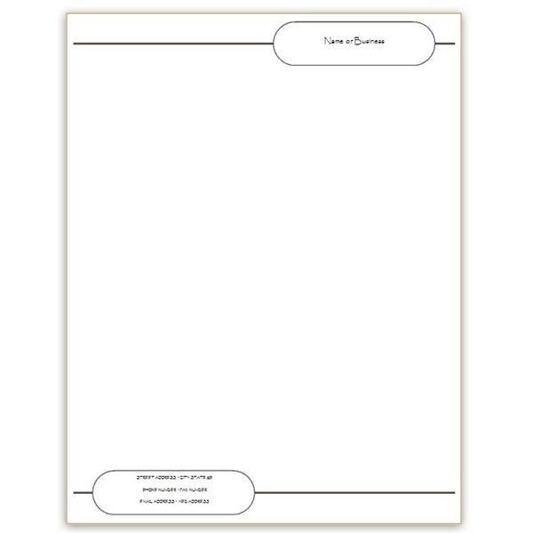microsoft stationary template