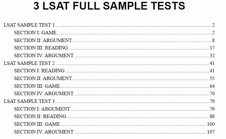 lsat essay