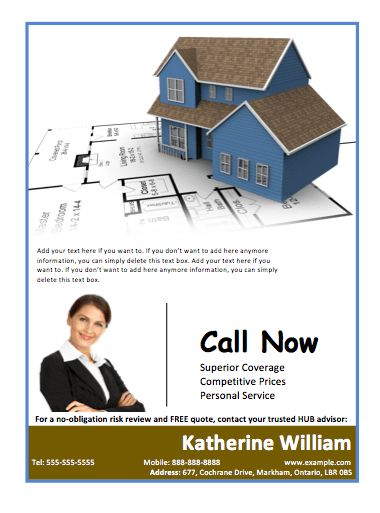 free real estate flyer templates download