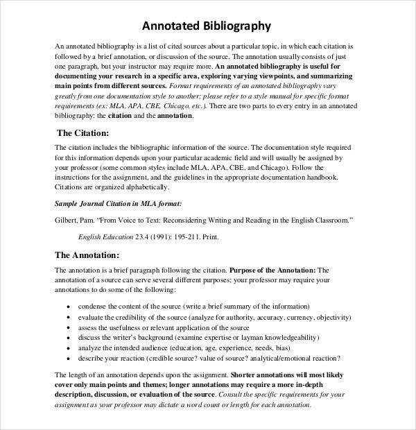 sample mla bibliography