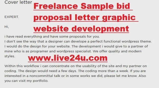 website proposal example