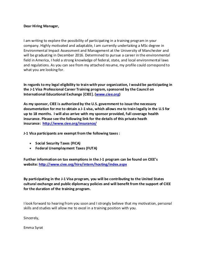 hr manager cover letter