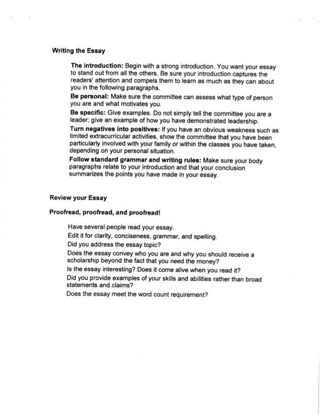 introduction to an essay examples