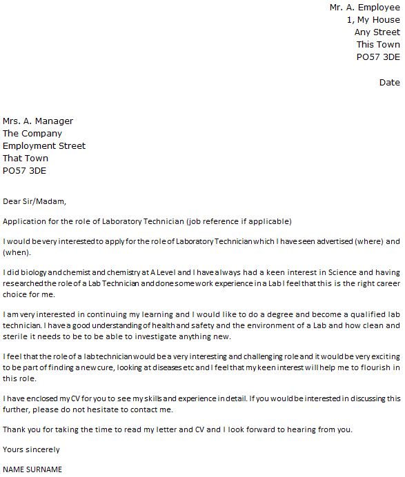 internship cover letter templates