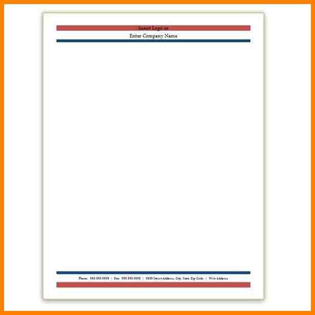 free letterhead templates for word