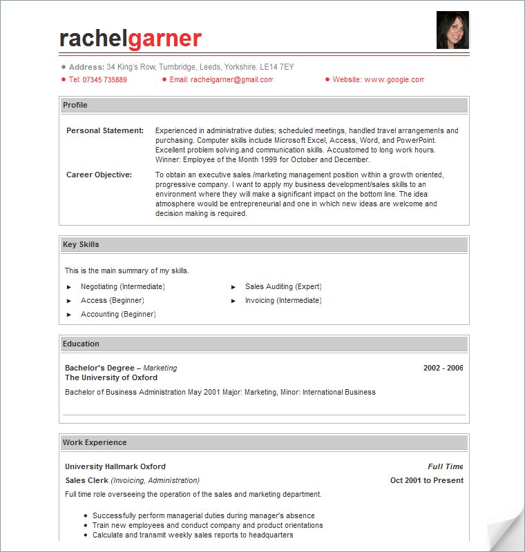 how to make resume online