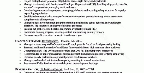 hr recruiter resumes