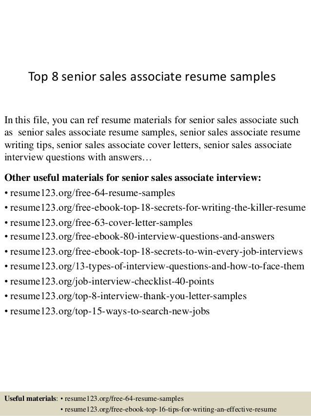 jewelry sales associate resumes