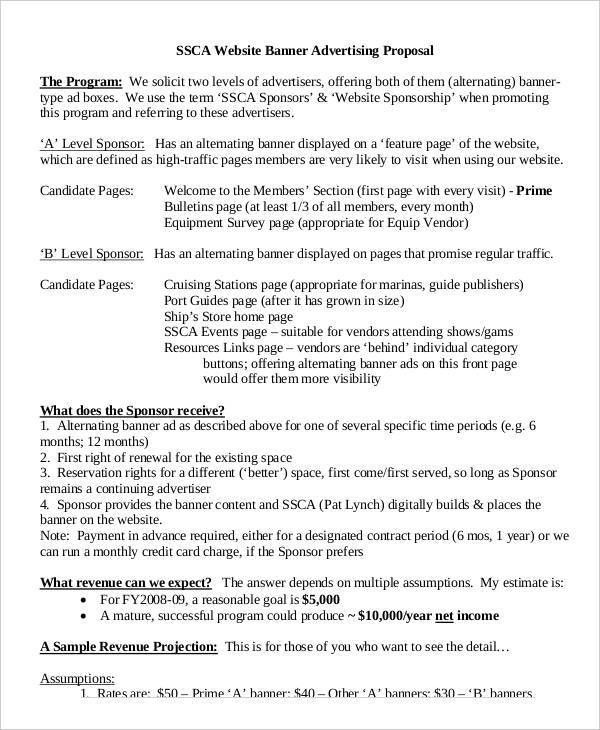 advertising proposal example
