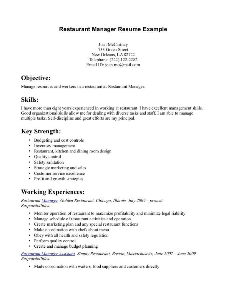 chief cashier resume