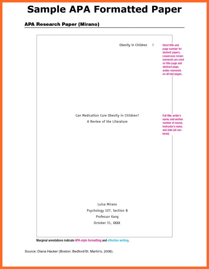 apa format for essay paper