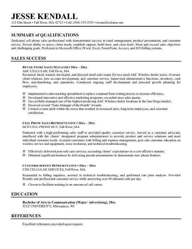 writing a resume summary