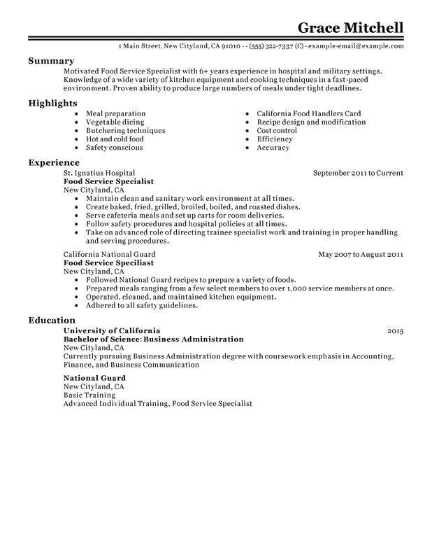 tax specialist resume