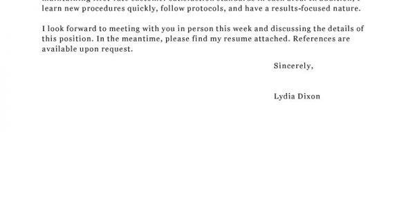 hospitality management cover letters