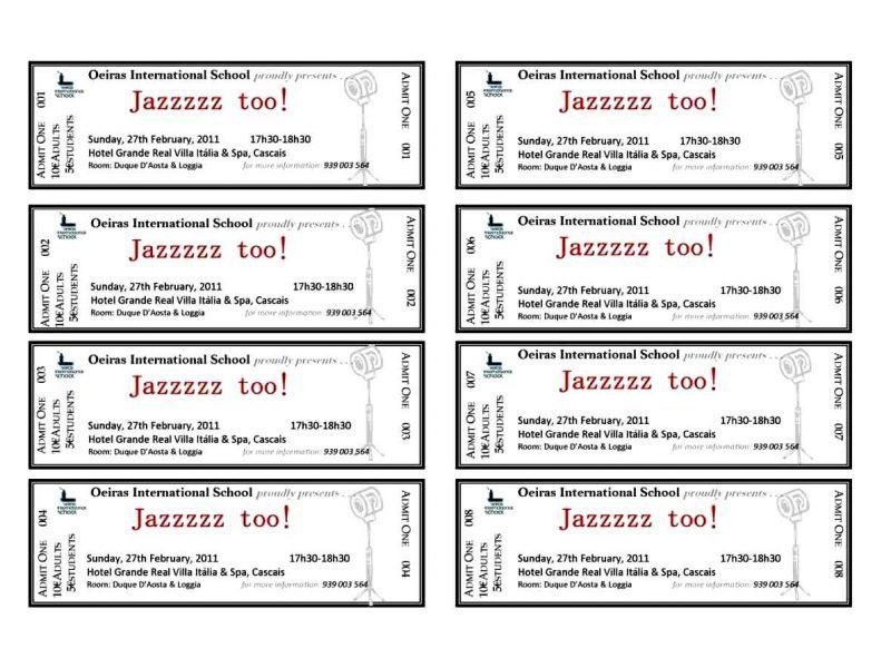 dinner tickets template word