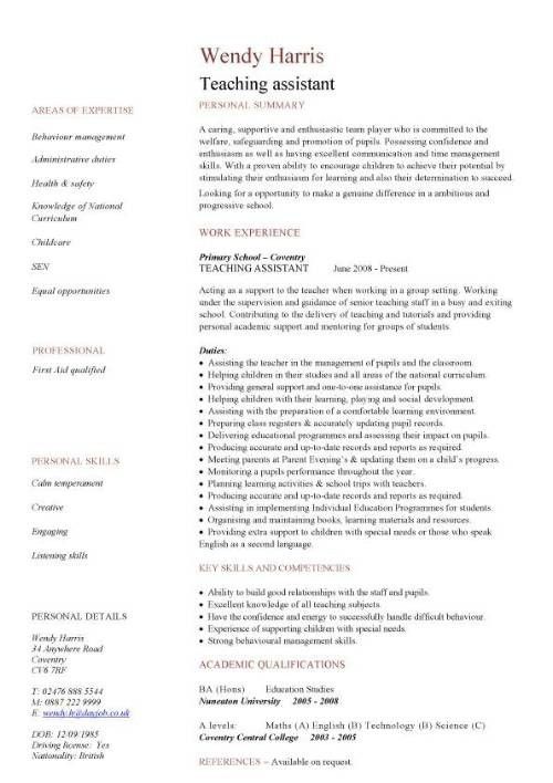 business teacher resumes