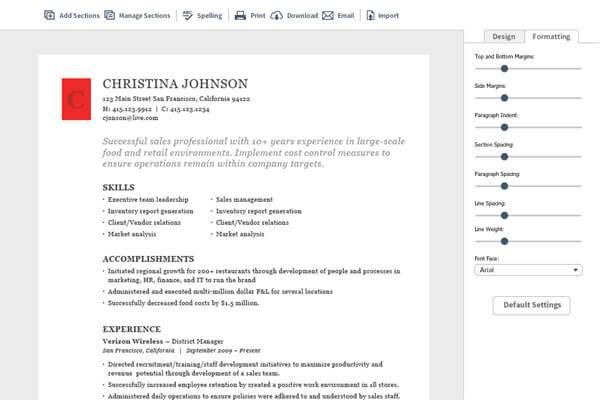 completely free resume maker