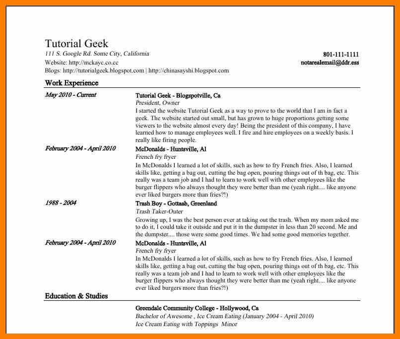 9+ Google Doc Templates Resume | Science-resume