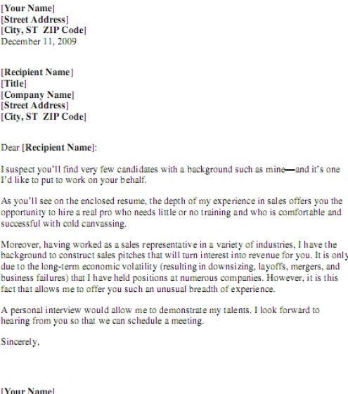 create a cover letter for resumes