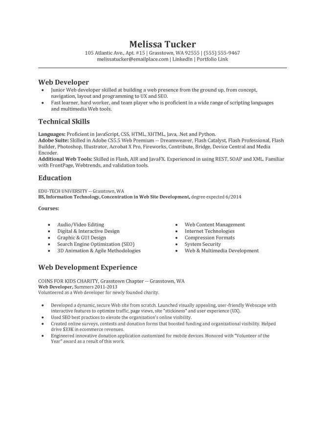 Multimedia Developer Resume multimedia developer resume