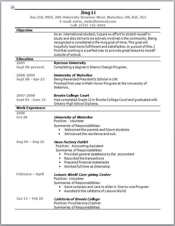 australian resume writers