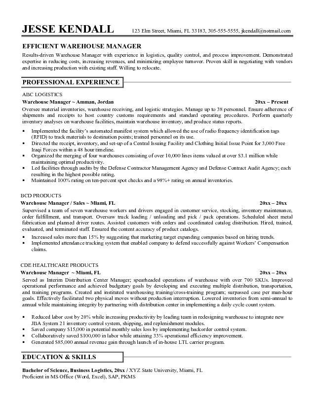 chief cashier resume