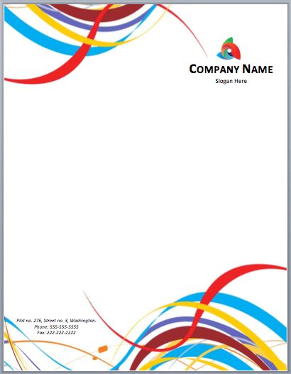 free letterhead templates for word
