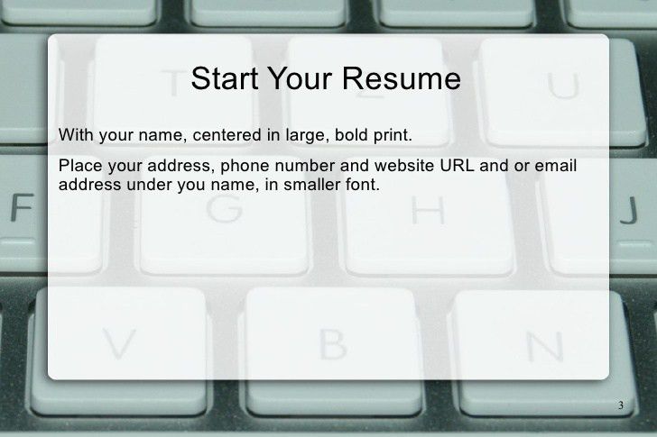 content writer resumes