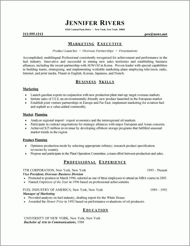 secretarial resumes