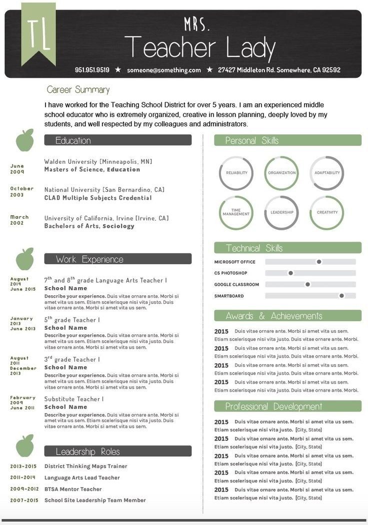 teacher resume templates microsoft word 2007