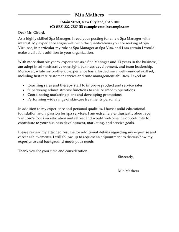 customer service sales cover letters