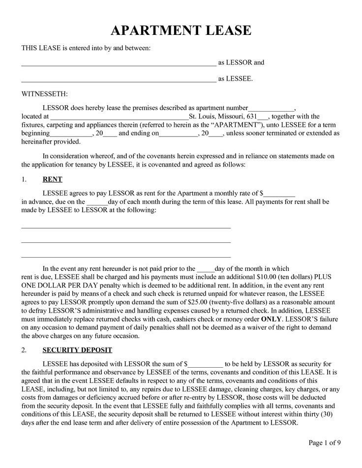 apartment application template