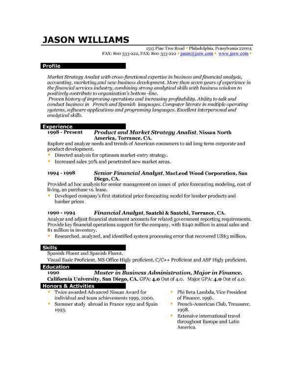 sap functional consultant resumes