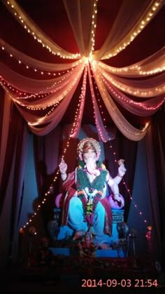 Ganpati Decoration Ideas Ganesh Pooja And Decoration Ganpati